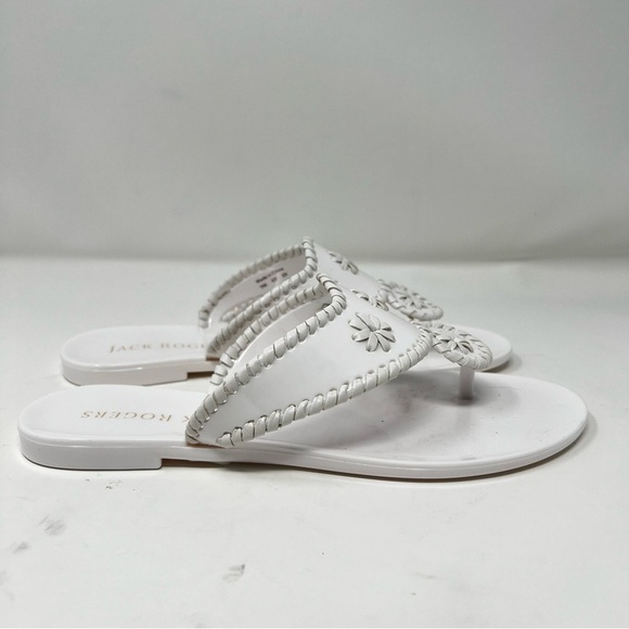 Jack Rogers White Floral Sandals - Picture 2 of 8